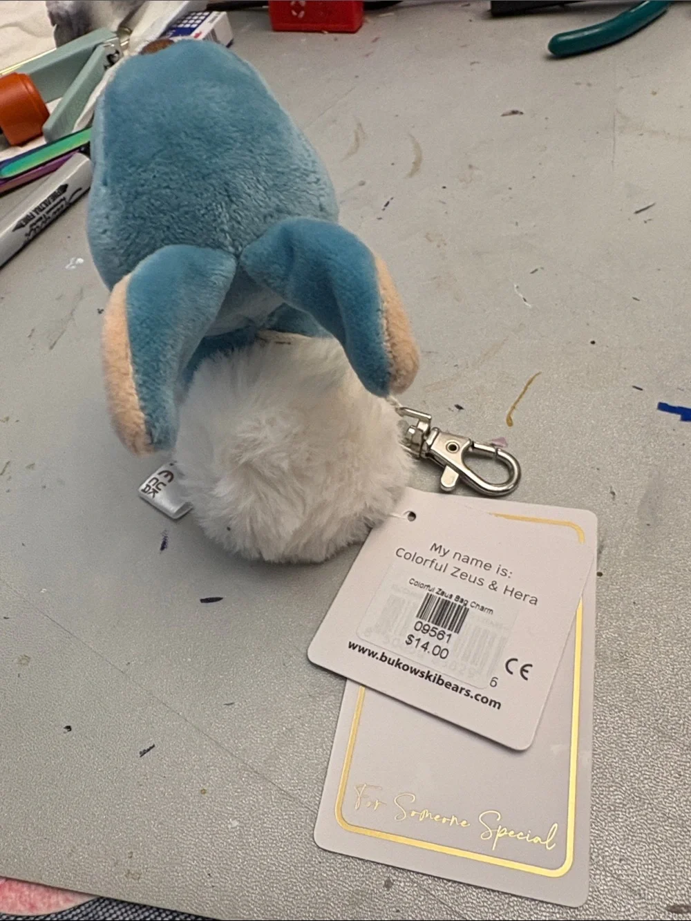Bukowski Zeus and Hera bag charm